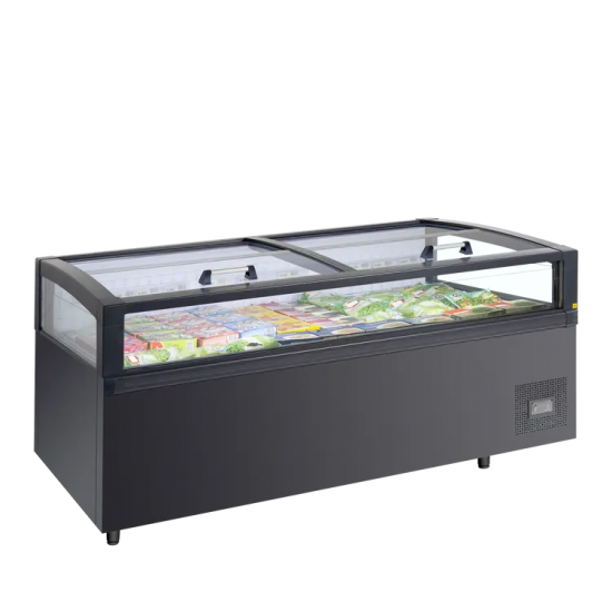 Congélateur de supermarché VIEW HC Gris 51572 TEFCOLD-mondialchr.com