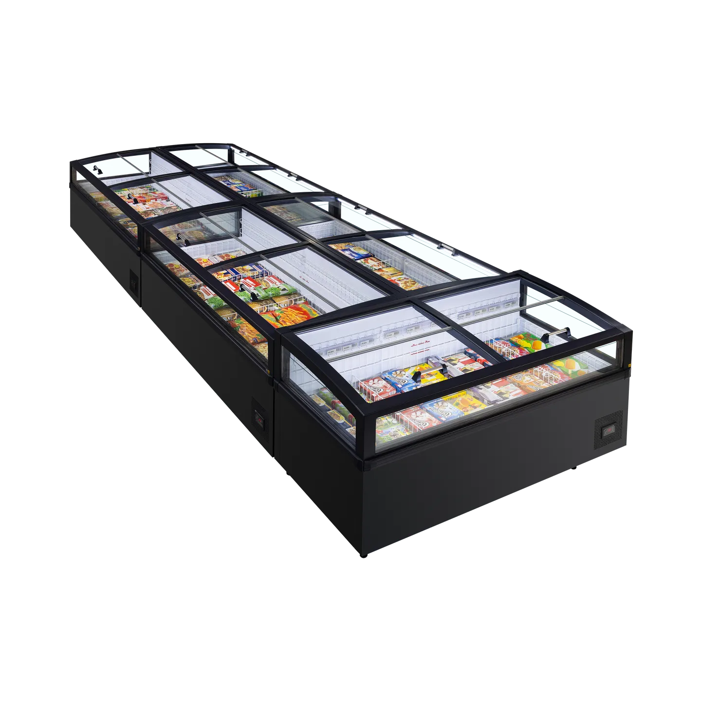 Congélateur de supermarché VIEW HC Gris 51572 TEFCOLD-mondialchr.com