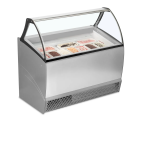 Congélateur vitré de glace BERMUDA RV10 (300 / 255) Gris 16197 TEFCOLD-mondialchr.com