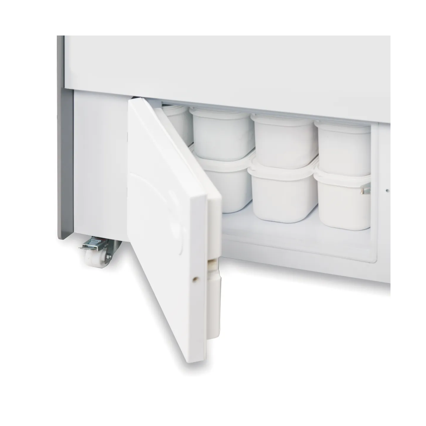 Congélateur vitré de glace BERMUDA RV13 ISA Gris 16199 TEFCOLD -mondialchr.com