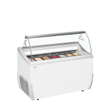 Congélateur vitré de glace UDRS7 (317 / 264) Blanc 16295 TEFCOLD-mondialchr.com