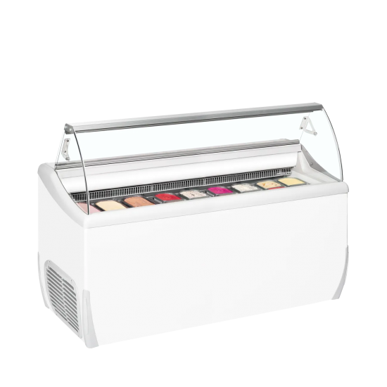 Congélateur vitré de glace UDRS9 (423 / 357) Blanc 16297 TEFCOLD-mondialchr.com