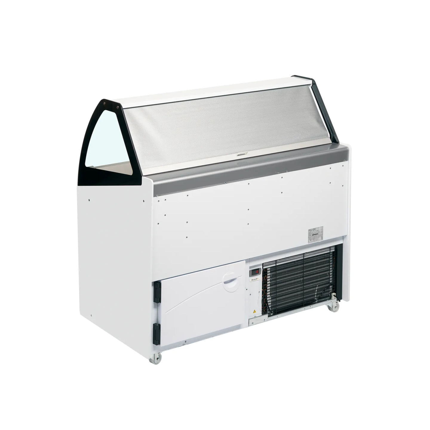 Congélateur vitré de glace BERMUDA VIEW RV13 ( 395 / 325) Blanc 19422 TEFCOLD-mondialchr.com