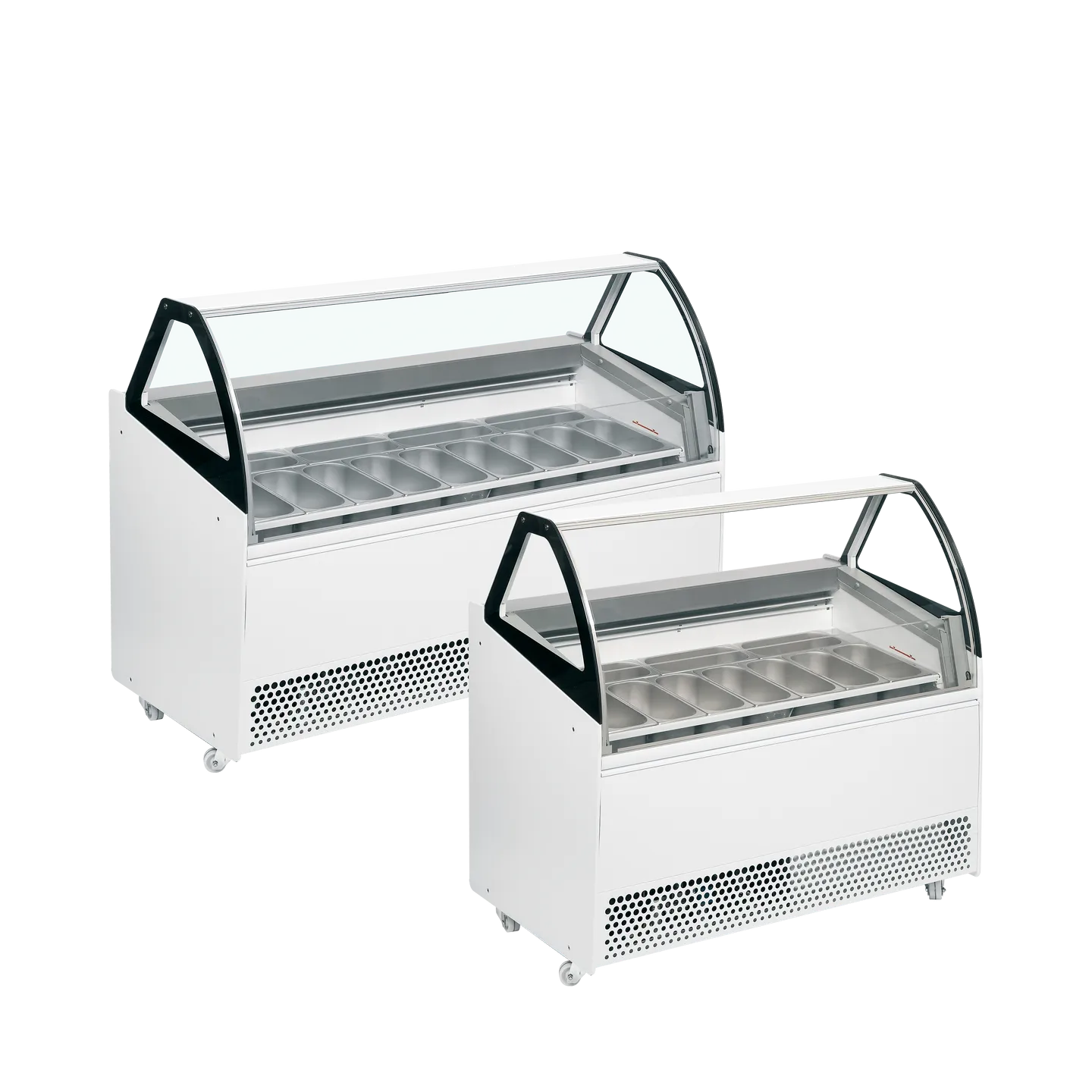 Congélateur vitré de glace BERMUDA VIEW RV13 ( 395 / 325) Blanc 19422 TEFCOLD-mondialchr.com
