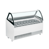 Congélateur vitré de glace BERMUDA VIEW RV13 ( 395 / 325) Blanc 19422 TEFCOLD-mondialchr.com