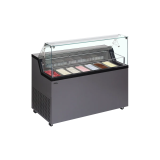 Congélateur vitré de glace MIRABELLA 7 (329 / 223 L) Gris 20327 TEFCOLD-mondialchr.com