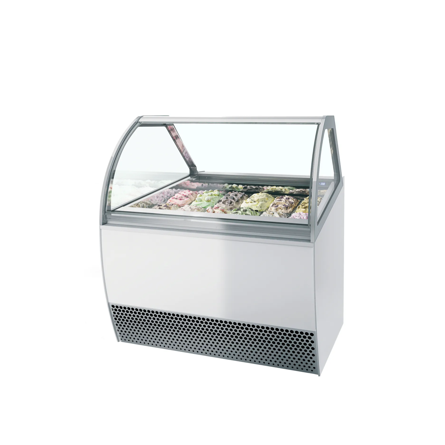 Vitrine ventilée pour glace MILLENNIUM LX129 (630 / 118 L) Blanc 20330 TEFCOLD-mondialchr.com