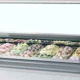 Vitrine ventilée pour glace MILLENNIUM LX18 ( 970 / 181 L)  Blanc 20332 TEFCOLD-mondialchr.com