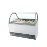 Vitrine ventilée pour glace MILLENNIUM LX18 ( 970 / 181 L)  Blanc 20332 TEFCOLD-mondialchr.com