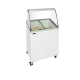Vitrine a glace IC200SCE-SO (176 / 157 L) Blanc 32001 TEFCOLD-mondialchr.com