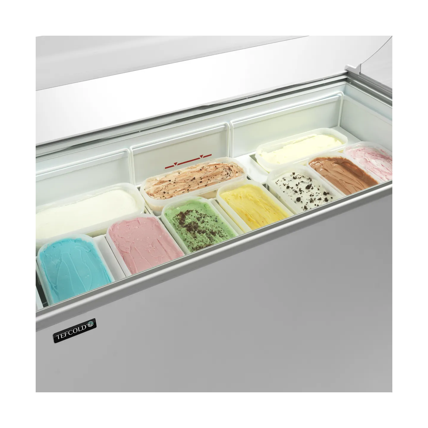 Vitrine a glace IC400SCE-SO (352 / 325 L) Blanc 32004 TEFCOLD-mondialchr.com