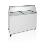 Vitrine a glace IC400SC-SO (401 / 350 L) Blanc 32005 TEFCOLD-mondialchr.com