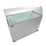 Vitrine a glace IC400SC-SO (401 / 350 L) Blanc 32005 TEFCOLD-mondialchr.com