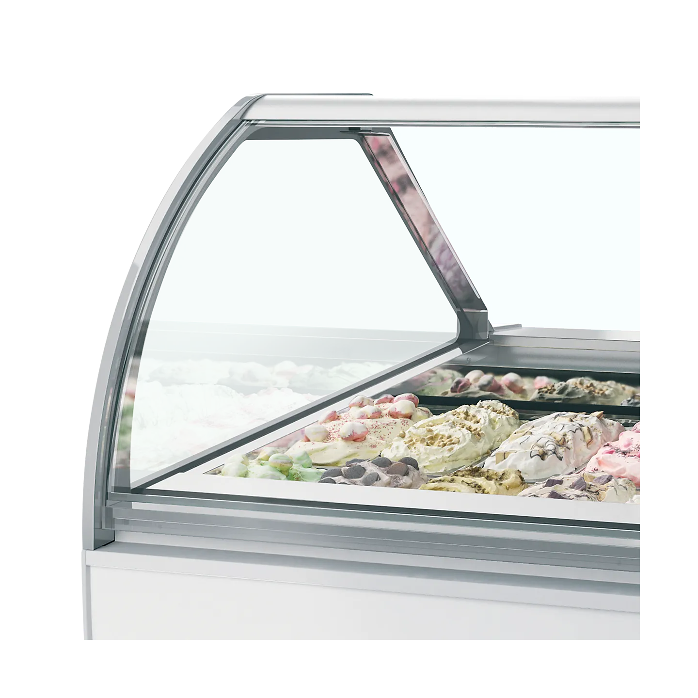 Vitrine ventilée pour glace MILLENNIUM LX20 (1080 / 201 L) Blanc 20333 TEFCOLD-mondialchr.com