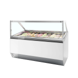 Vitrine ventilée pour glace MILLENNIUM ST20 (1080 / 201 L) Blanc 20337 TEFCOLD-mondialchr.com