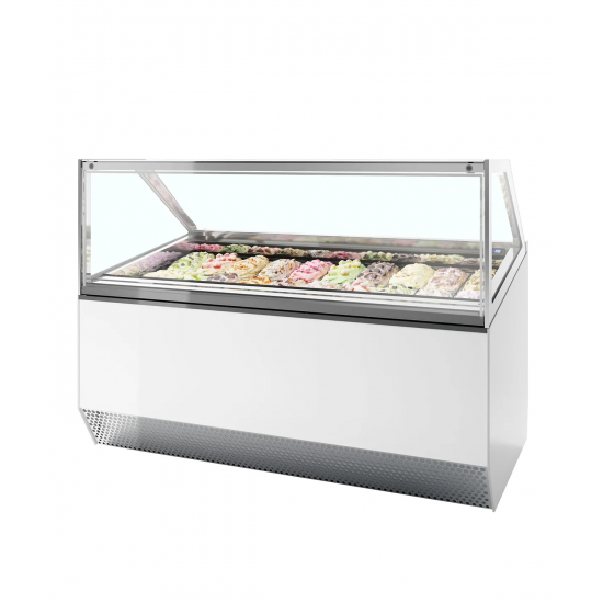 Vitrine ventilée pour glace MILLENNIUM ST20 (1080 / 201 L) Blanc 20337 TEFCOLD-mondialchr.com