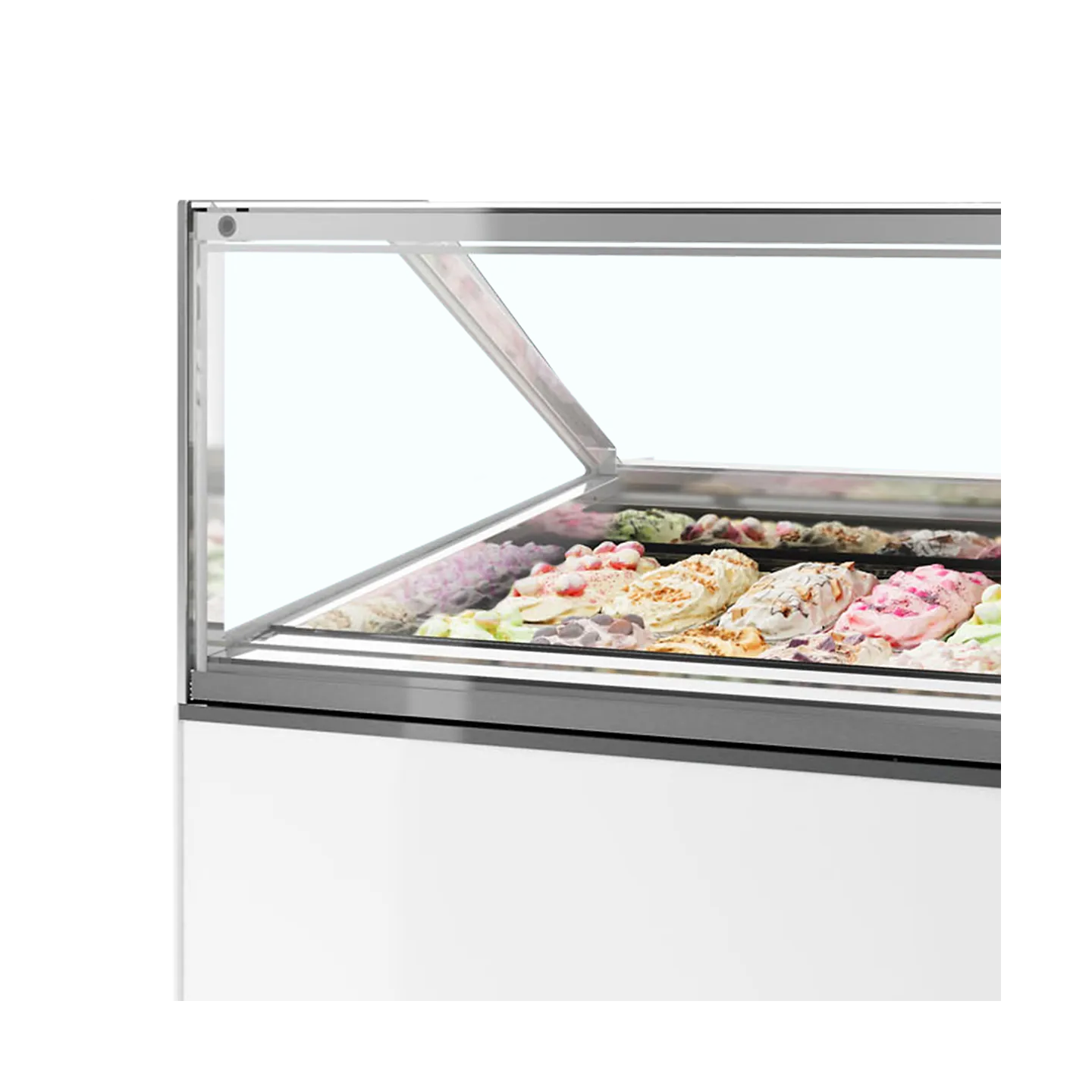 Vitrine ventilée pour glace MILLENNIUM ST24 (1300 / 241 L) Blanc 20338 TEFCOLD-mondialchr.com