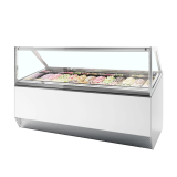 Vitrine ventilée pour glace MILLENNIUM ST24 (1300 / 241 L) Blanc 20338 TEFCOLD-mondialchr.com