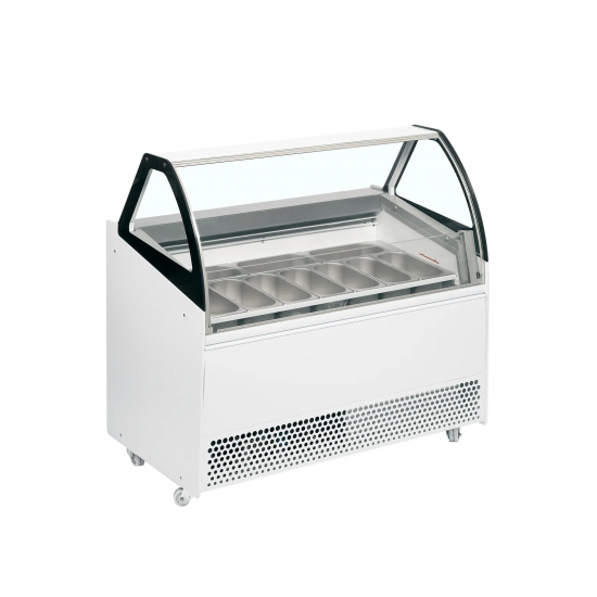 Congélateur vitré de glace BERMUDA VIEW RV10 ( 300 / 255 L) Blanc 20357 TEFCOLD-mondialchr.com