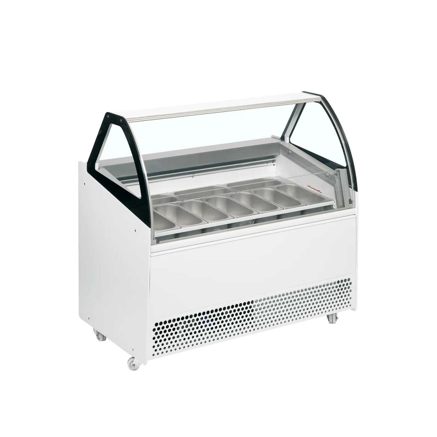 Congélateur vitré de glace BERMUDA VIEW RV10 ( 300 / 255 L) Blanc 20357 TEFCOLD-mondialchr.com