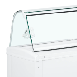 Vitrine ventilée pour glace FIJI 6  Blanc 20362 TEFCOLD-mondialchr.com