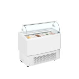 Vitrine ventilée pour glace FIJI 6  Blanc 20362 TEFCOLD-mondialchr.com