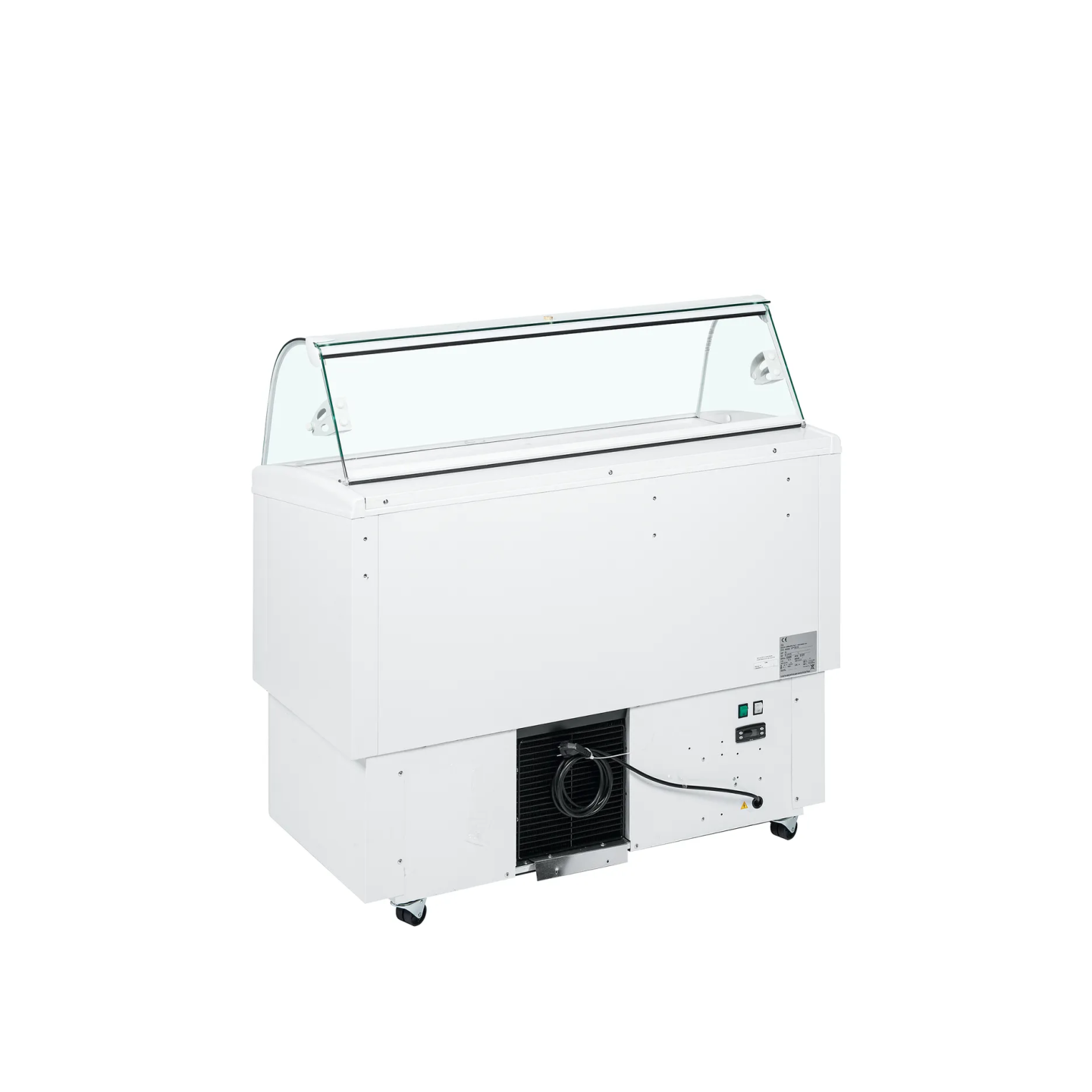 Vitrine ventilée pour glace FIJI 7  Blanc 20363 TEFCOLD-mondialchr.com
