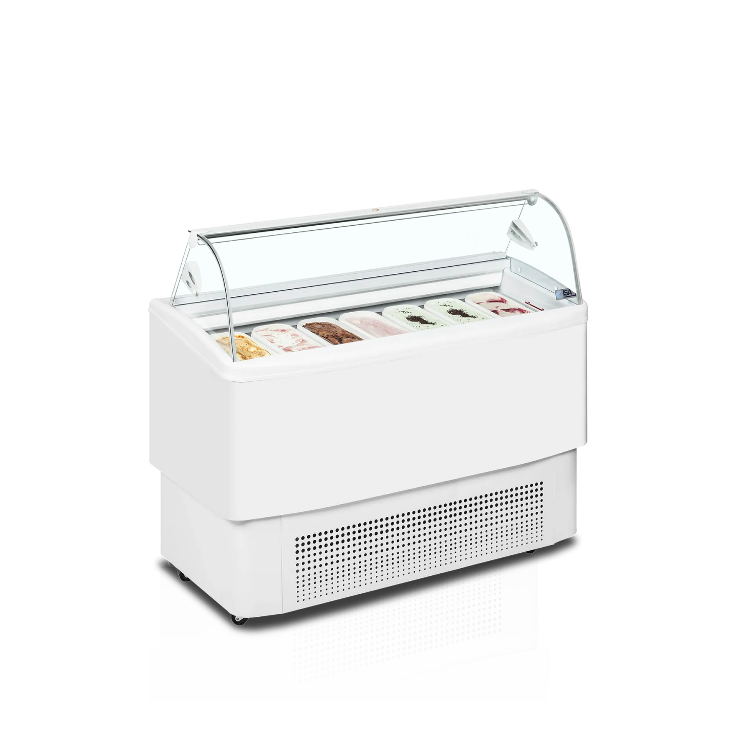 Vitrine ventilée pour glace FIJI 7  Blanc 20363 TEFCOLD-mondialchr.com