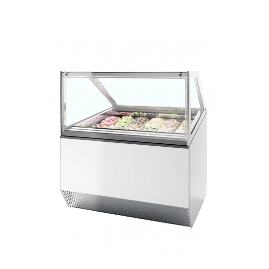 Vitrine ventilée pour glace MILLENNIUM ST12 (630 / 118 L) Blanc 20372 TEFCOLD-mondialchr.com