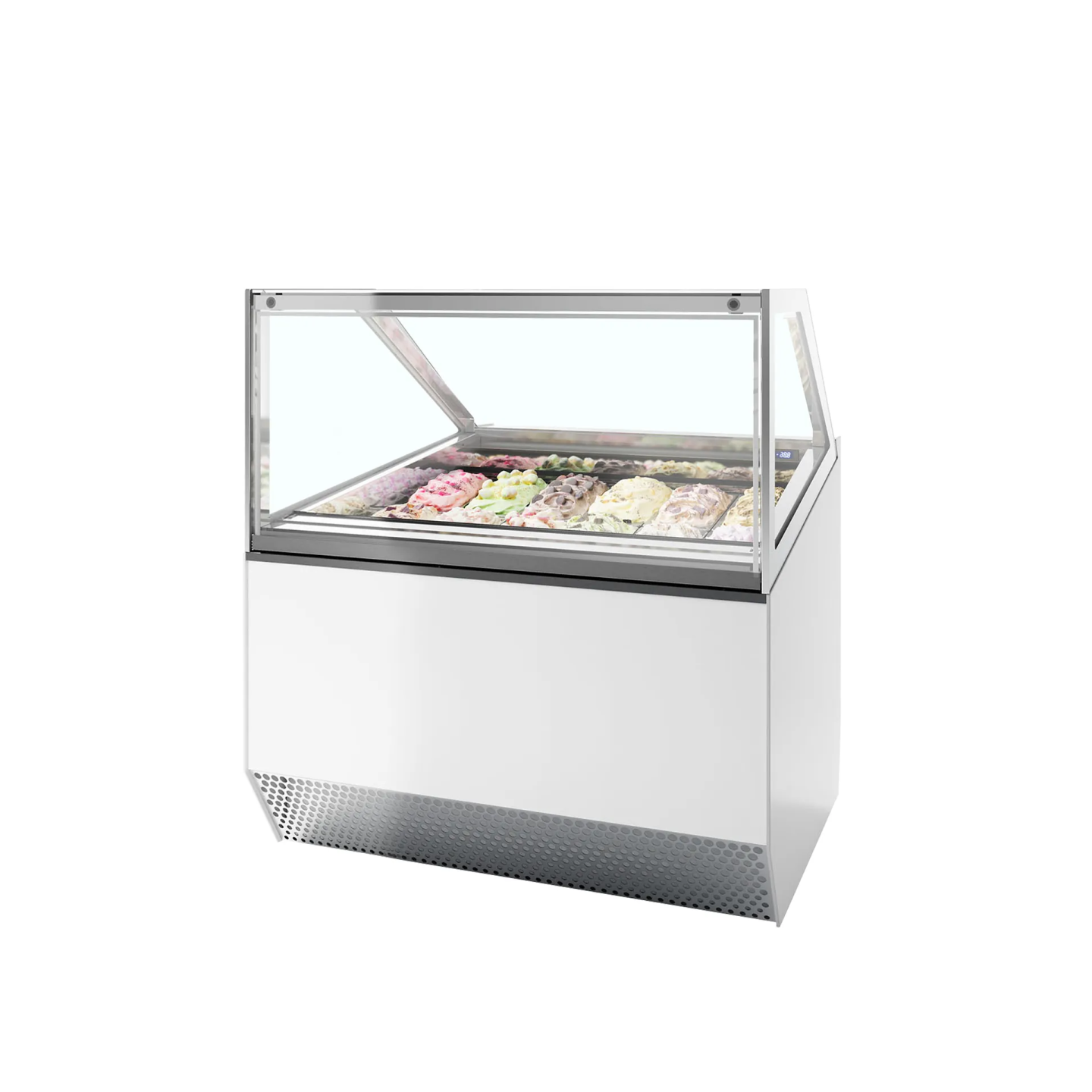 Vitrine ventilée pour glace MILLENNIUM ST12 (630 / 118 L) Blanc 20372 TEFCOLD-mondialchr.com