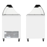 Congélateur vitré de crème glacée IC401SC+SO (401 / 350 L) blanc 49766 TEFCOLD-mondialchr.com