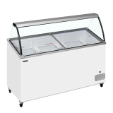 Congélateur vitré de crème glacée IC501SCE+SO (427 / 398 L) blanc 49774 TEFCOLD-mondialchr.com