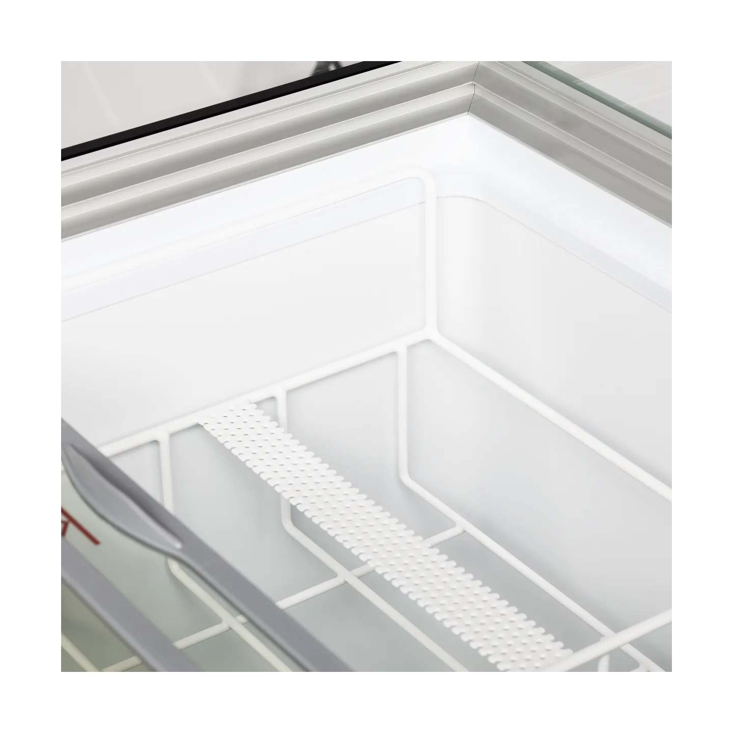 Congélateur vitré de crème glacée IC401SCE+SO (352 / 325 L) blanc 49437 TEFCOLD-mondialchr.com