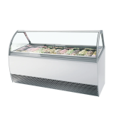 Vitrine ventilée pour glace MILLENNIUM LX24 (1300 / 241 L) Blanc 20334 TEFCOLD-mondialchr.com