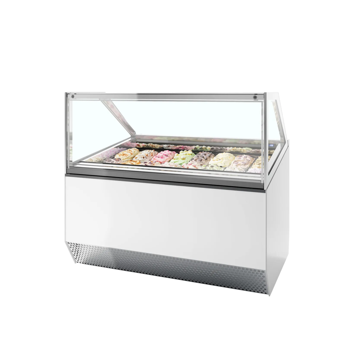 Vitrine ventilée pour glace MILLENNIUM ST16 (870 / 160 L) Blanc 20335 TEFCOLD-mondialchr.com
