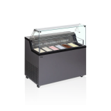 Congélateur vitré de glace MIRABELLA 6 (276 / 184  L) Gris 20326 TEFCOLD-mondialchr.com