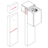 Chambre froide positive CRPF2124 Blanc 44181 TEFCOLD-mondialchr.com