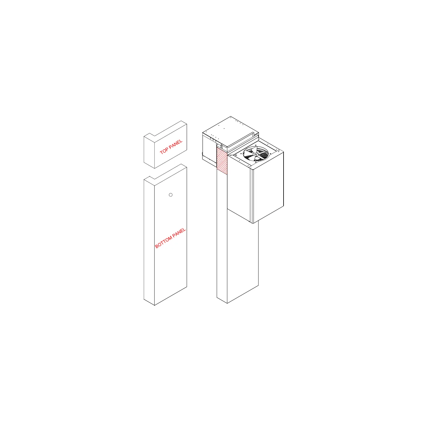 Chambre froide positive CRPF1518 Blanc 1500 x 1800 x 2200 mm 44170 TEFCOLD-mondialchr.com