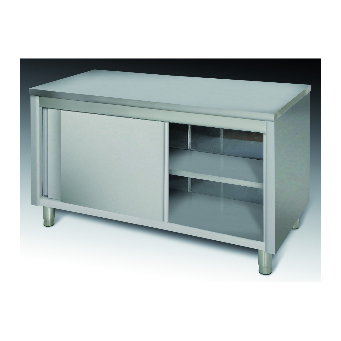 Meuble bas inox 1200mm P700mm Central