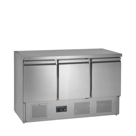 Comptoir pour saladette SA1365 S/S GN1/1 3 portes 16488 TEFCOLD-mondialchr.com