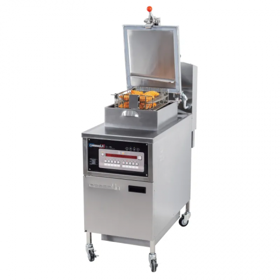 Friteuse électrique à pression 25L 14kW avec filtration Casselin-mondialchr.com