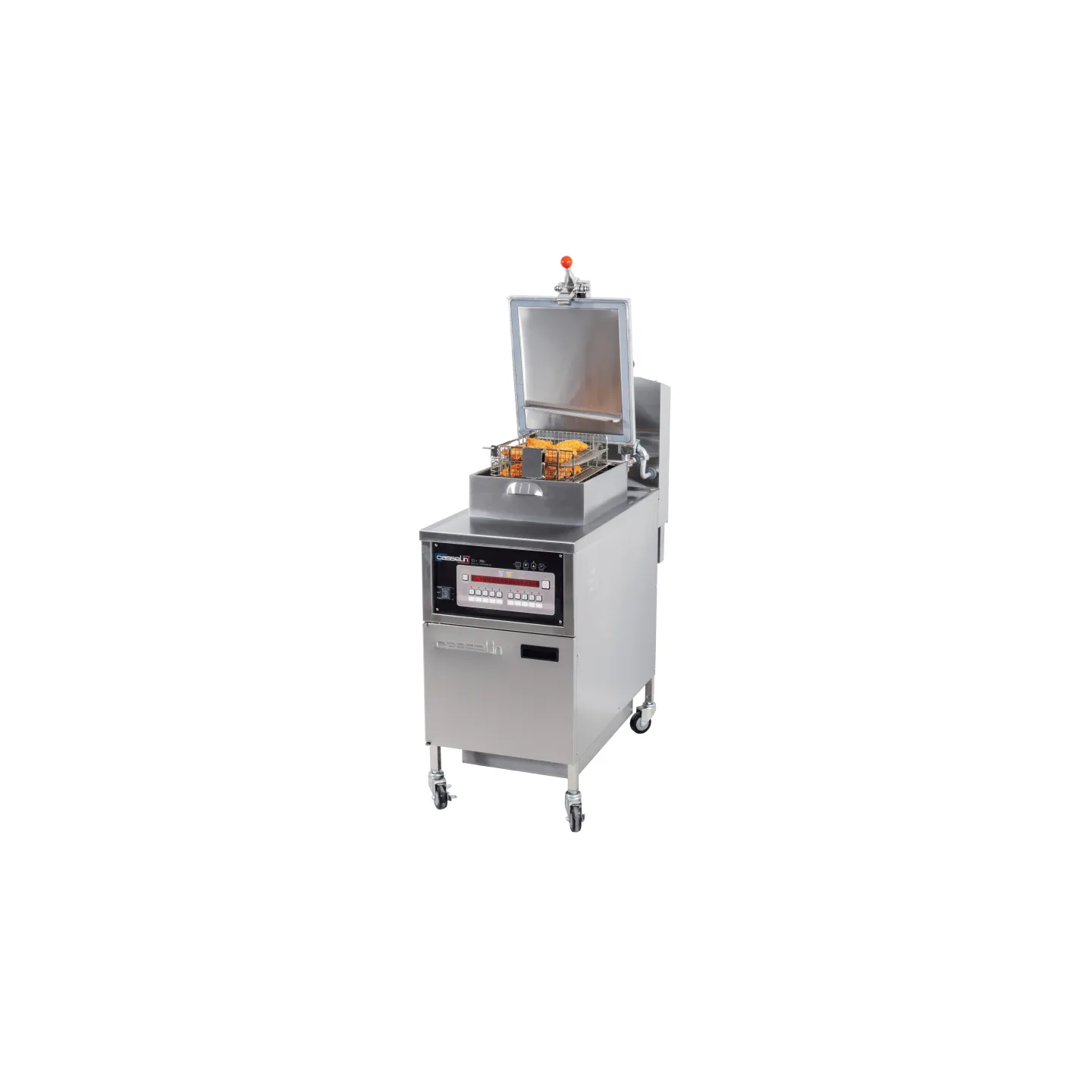 Friteuse électrique à pression 25L 14kW avec filtration Casselin-mondialchr.com