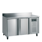 Comptoir pour saladette réfrigéré CK7210 2 portes GN1/1 Inox 17672 TEFCOLD-mondialchr.com