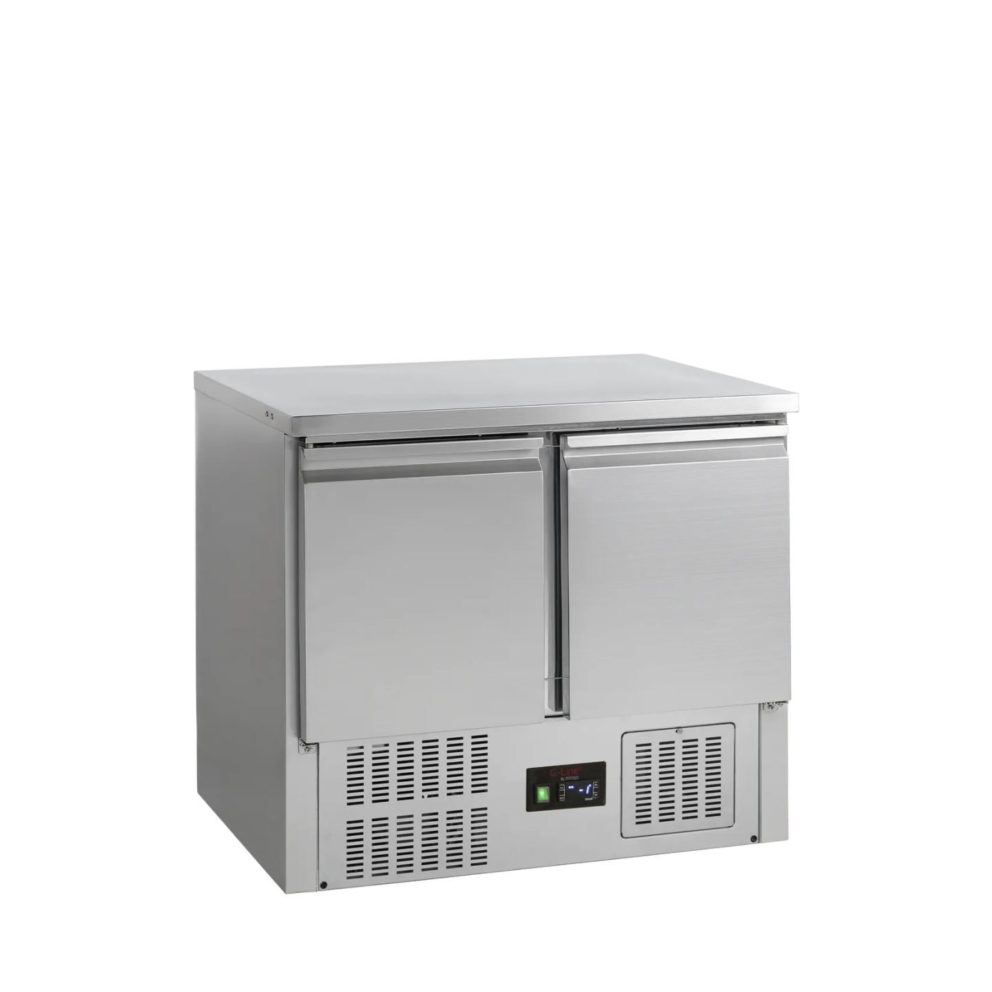 Comptoir pour saladette GS91 2 portes GN1/1 Inox 16480 TEFCOLD-mondialchr.com