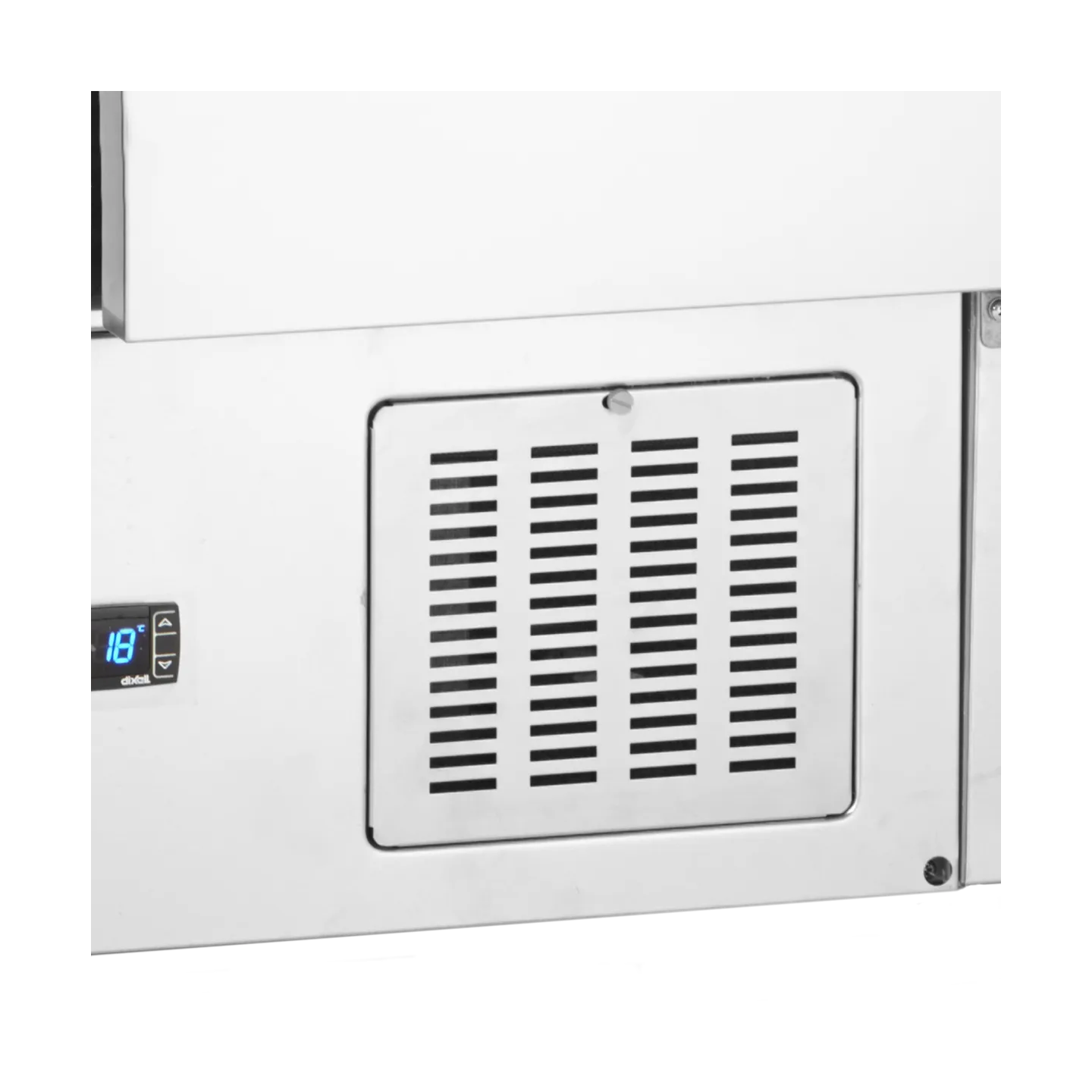 Comptoir pour saladette GS91 2 portes GN1/1 Inox 16480 TEFCOLD-mondialchr.com