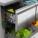 Comptoir pour saladette réfrigéré CK7360  6 tiroirs GN1/1 pces Inox 17692TEFCOLD-mondialchr.com