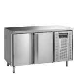 Comptoir pour saladette réfrigéré BK210 2 portes Inox 17843 TEFCOLD-mondialchr.com