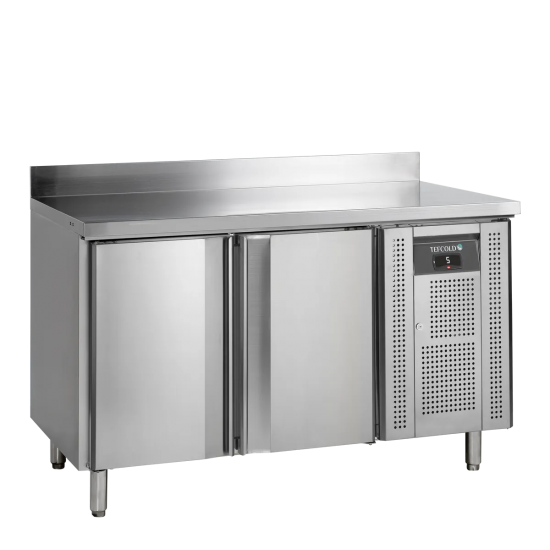 Comptoir pour saladette réfrigéré CK7210X1SP 2 portes GN1/1 Inox 54290 TEFCOLD-mondialchr.com