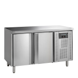 Comptoir pour saladette réfrigéré CK7210X1 2 portes GN1/1 Inox 54291 TEFCOLD-mondialchr.com