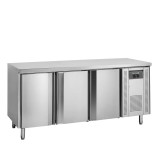 Comptoir pour saladette réfrigéré CK7310X1 3 portesGN1/1 Inox 54294 TEFCOLD-mondialchr.com